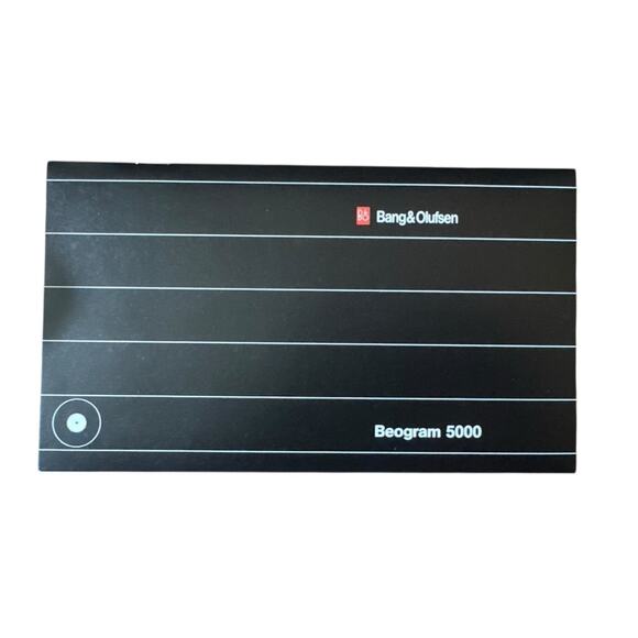 Bang & Olufsen Beogram 5000 User's Guide Manual LP Record Player VTG B & O - Picture 2 of 3
